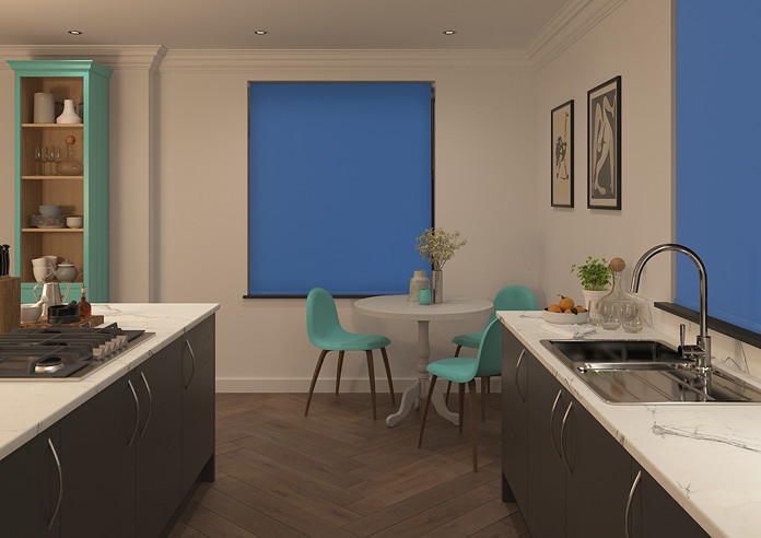 Rimini (Blackout), Cobalt & Optima Tide - Double Roller Blind - Image 7